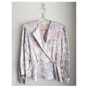 Vintage Bianca Floral peplum blazer